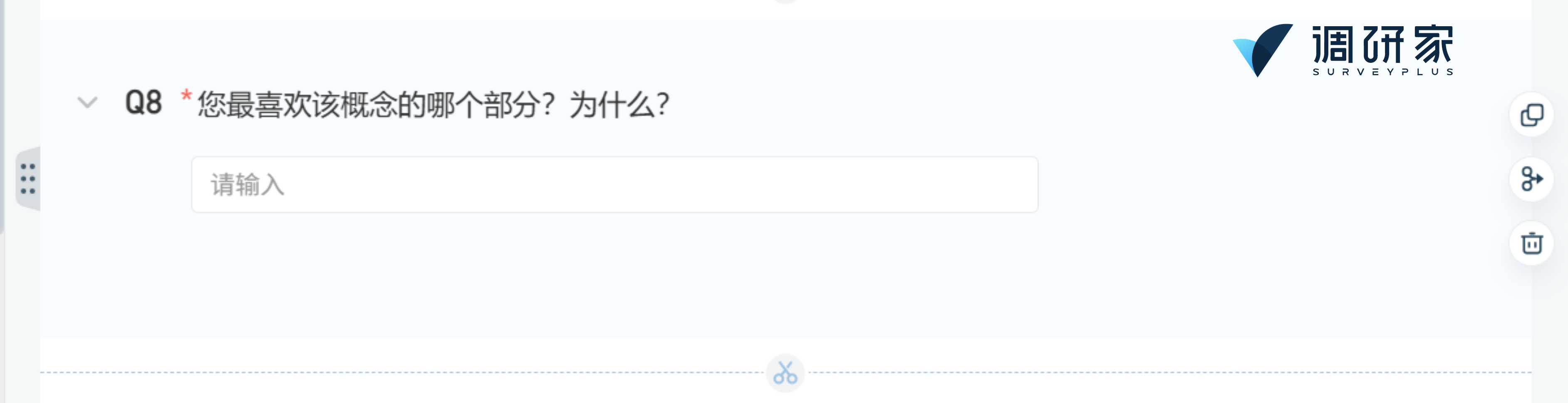 调研家开放式问题